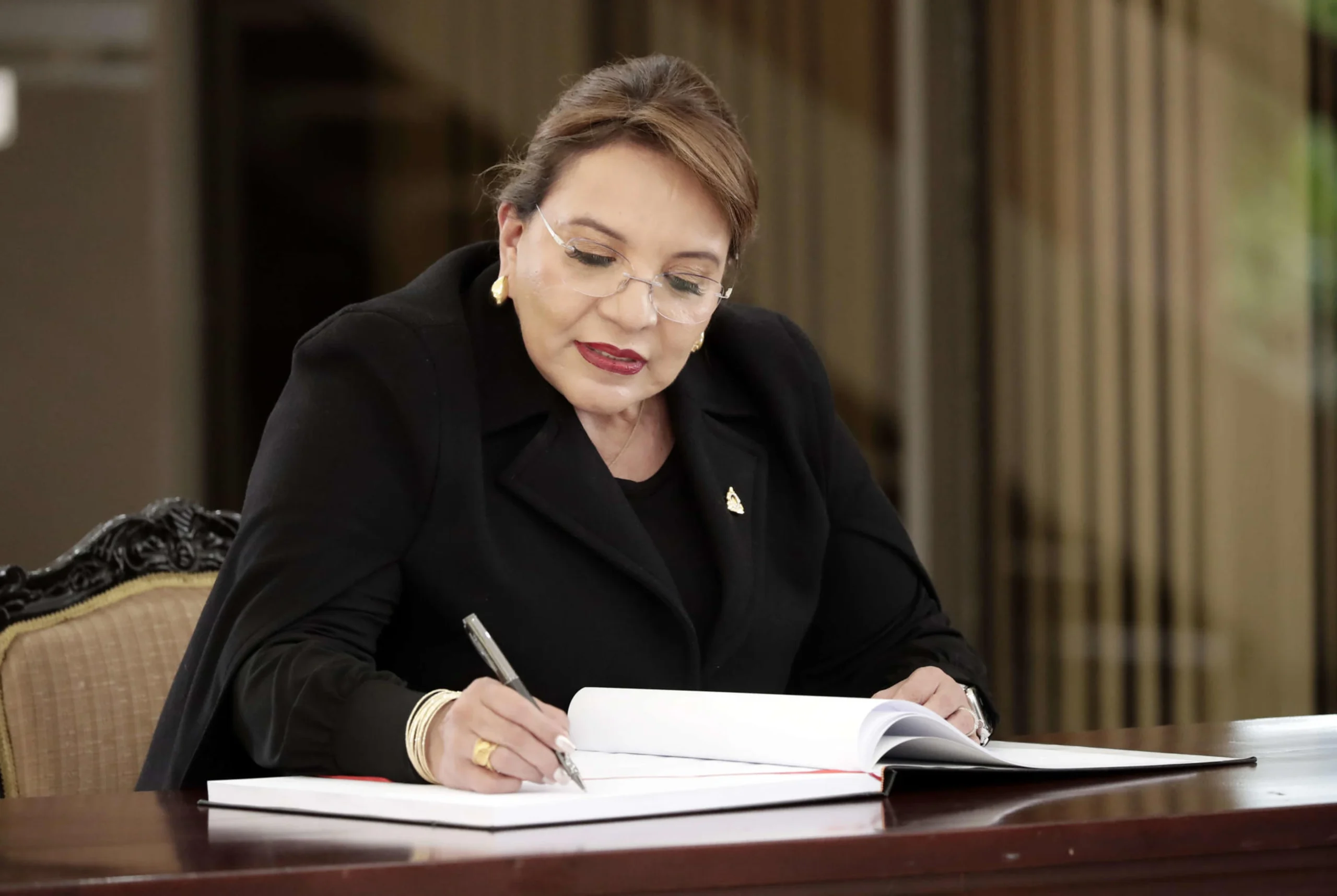 La presidenta de Honduras, Xiomara Castro. Foto: EFE