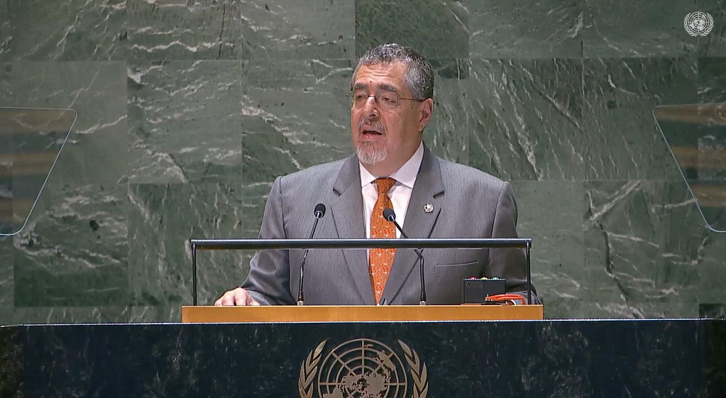 presidente Bernardo Arévalo en discurso ante Asamblea de Naciones Unidas