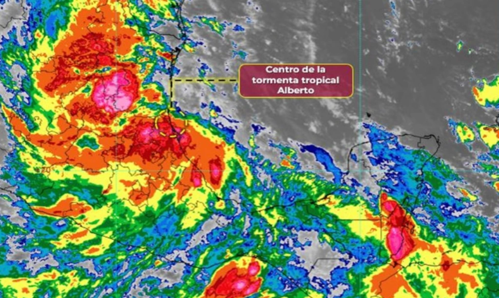 Tormenta tropical Alberto, 2024