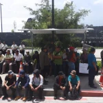 Veteranos militares protestan en la capital