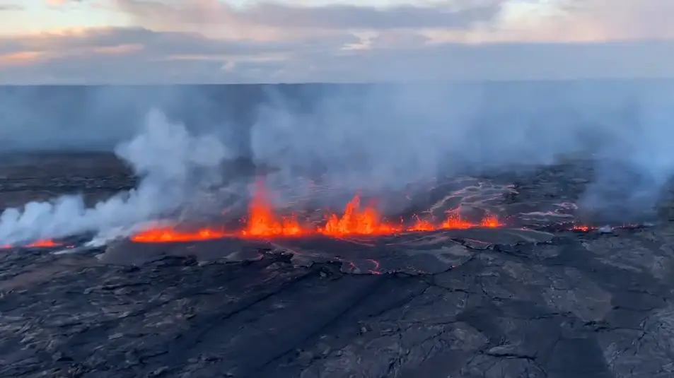 Erupción del volcán Kilauea, junio 2024