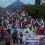 manifestación de Codeca en la capital