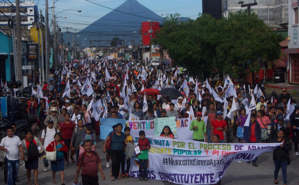 manifestación de Codeca en la capital