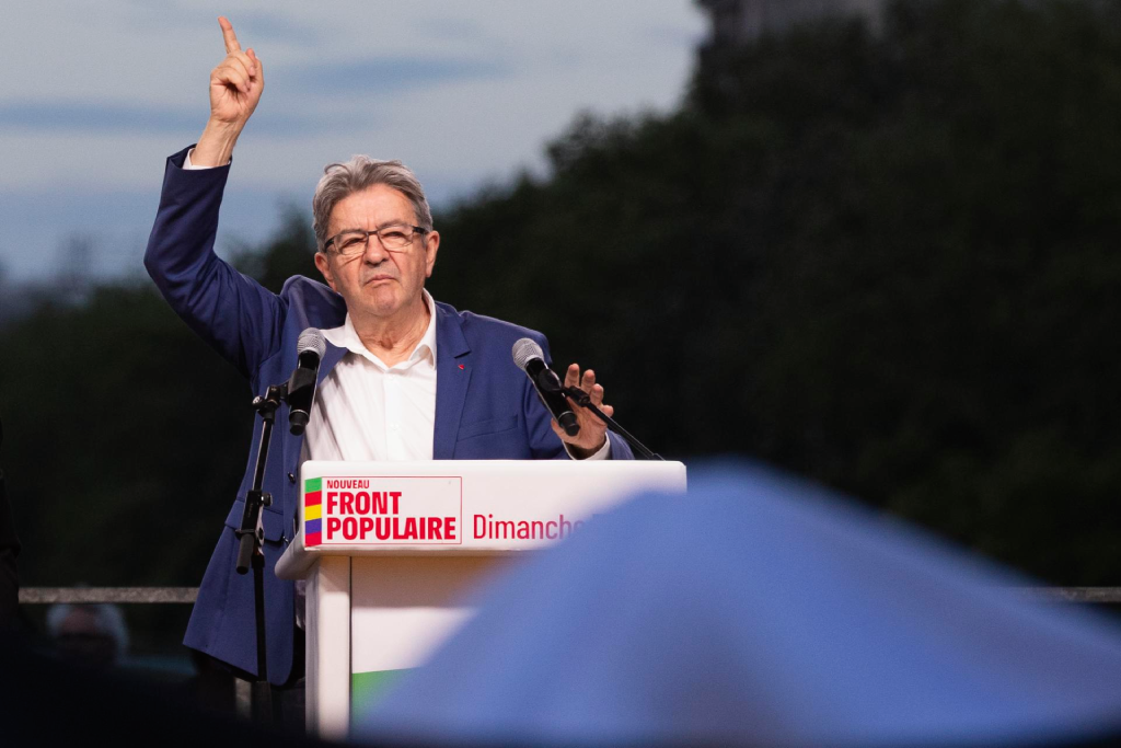 Jean-Luc Mélenchon, líder de la izquierda radical francesa