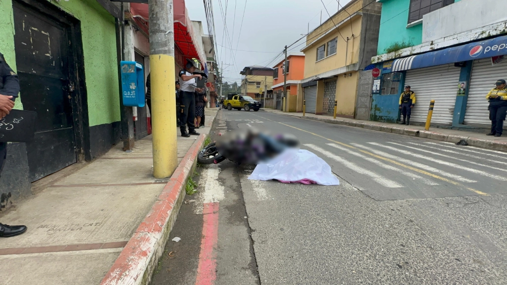 motorista muere tras ataque armado en Santa Catarina Pinula
