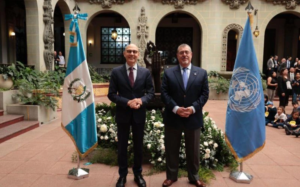 El alto comisionado de Derechos Humanos de ONU, Volker Türk, se reúne con presidente Bernardo Arévalo