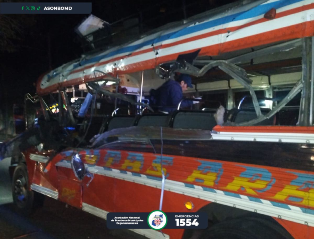 accidente de bus en ruta Interamericana