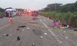 accidente de migrantes en Niltepec, Oaxaca, México