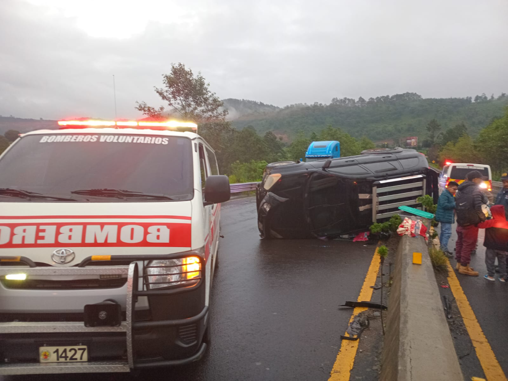 accidente en km 57 libramiento de Chimaltenango