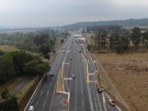 autopista Palín-Escuintla en Semana Santa 2022