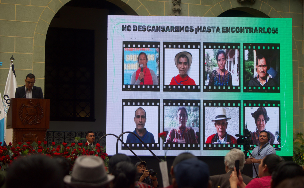 ceremonia por el Día Internacional Contra la Desapariciones Forzadas