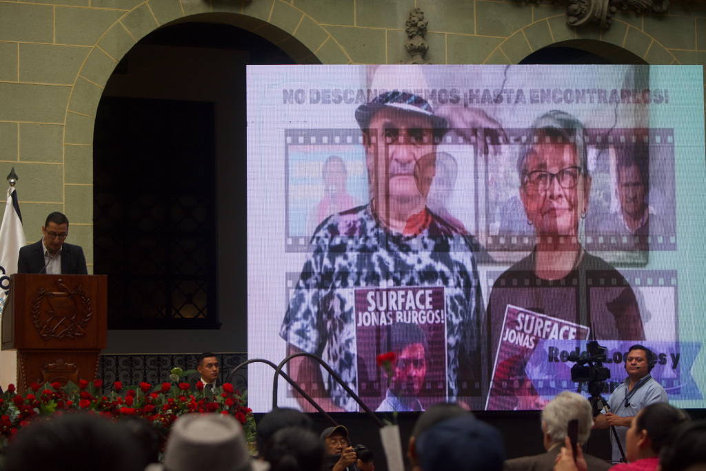 ceremonia por el Día Internacional Contra la Desapariciones Forzadas