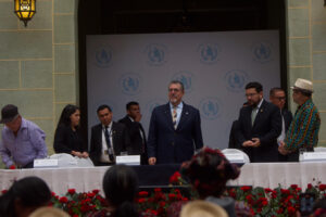 presidente Bernardo Arévalo en ceremonia por el Día Internacional Contra la Desapariciones Forzadas