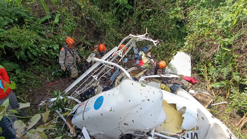 localizan helicóptero en Escuintla