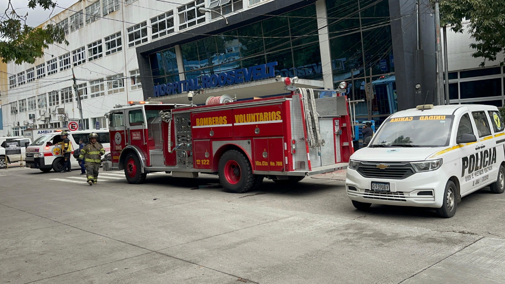 Reportan amenaza de explosivo en el hospital Roosevelt