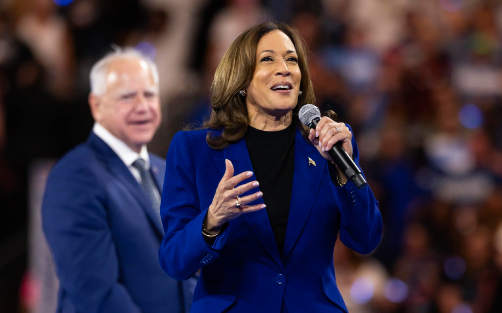 Kamala Harris y Tim Walz