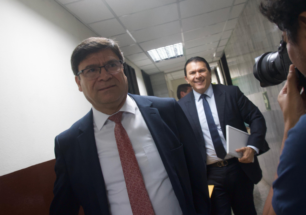 magistrados del Tribunal Supremo Electoral - TSE - en audiencia de recusación por el caso TREP