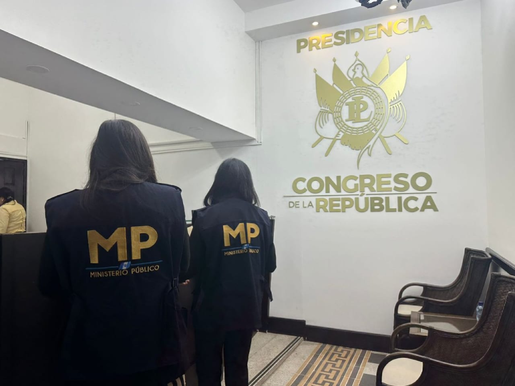 MP realiza diligencia en el Congreso de la República