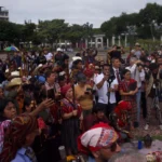 Actividades en plaza de la Constitución en el Día Internacional de los Pueblos Indígenas