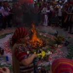 Actividades en plaza de la Constitución en el Día Internacional de los Pueblos Indígenas