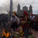 Actividades en plaza de la Constitución en el Día Internacional de los Pueblos Indígenas