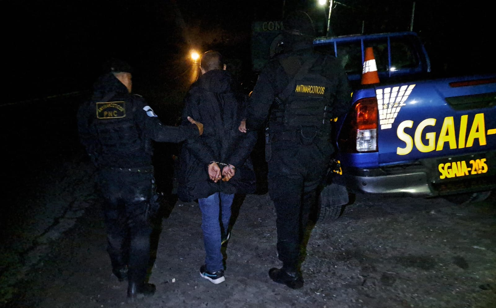 Los detenidos fueron llevados a un juzgado para conocer los motivos de su detención. Fotos: PNC.