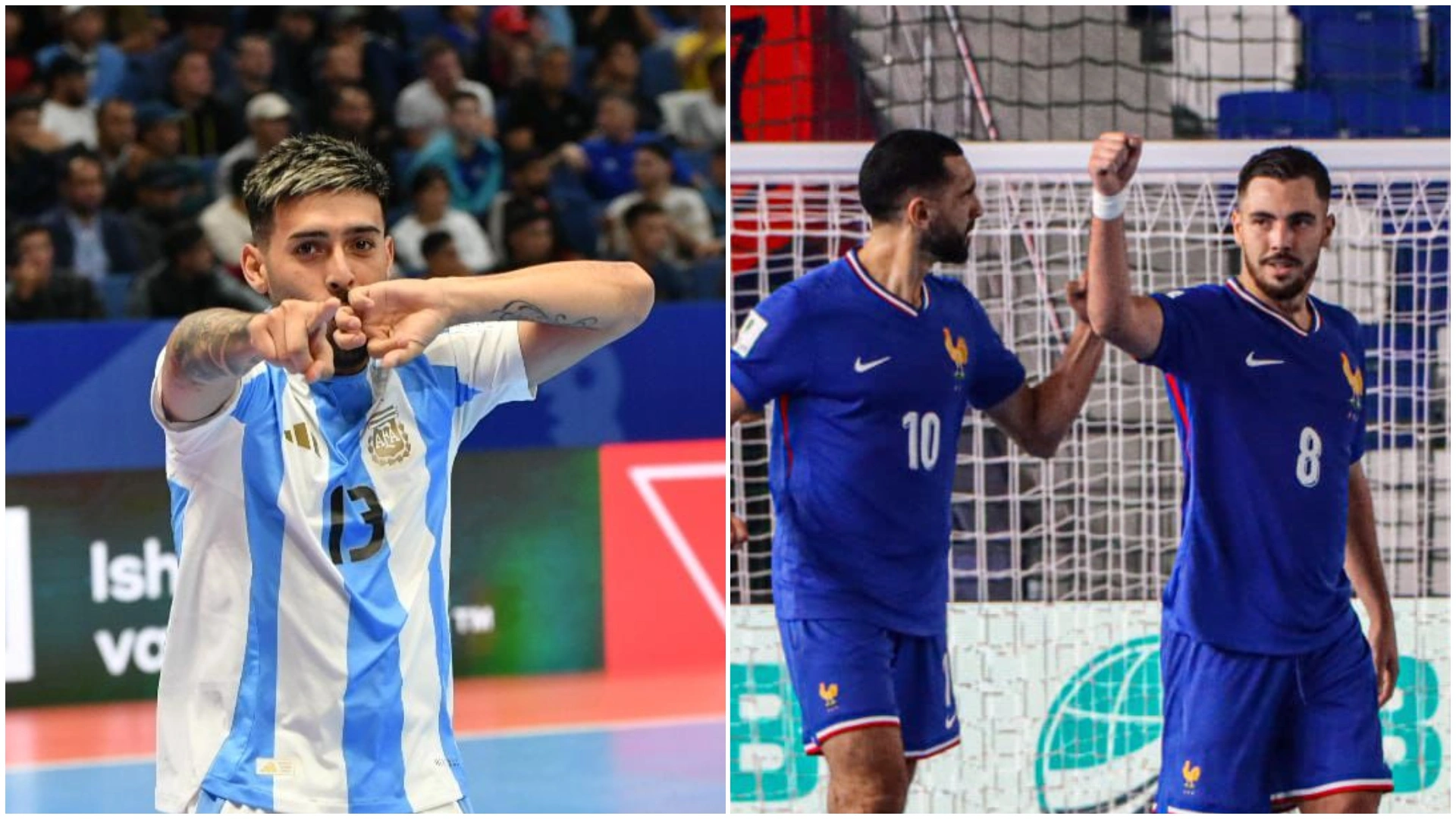 Argentina y Francia, semifinal Mundial Futsal 2024