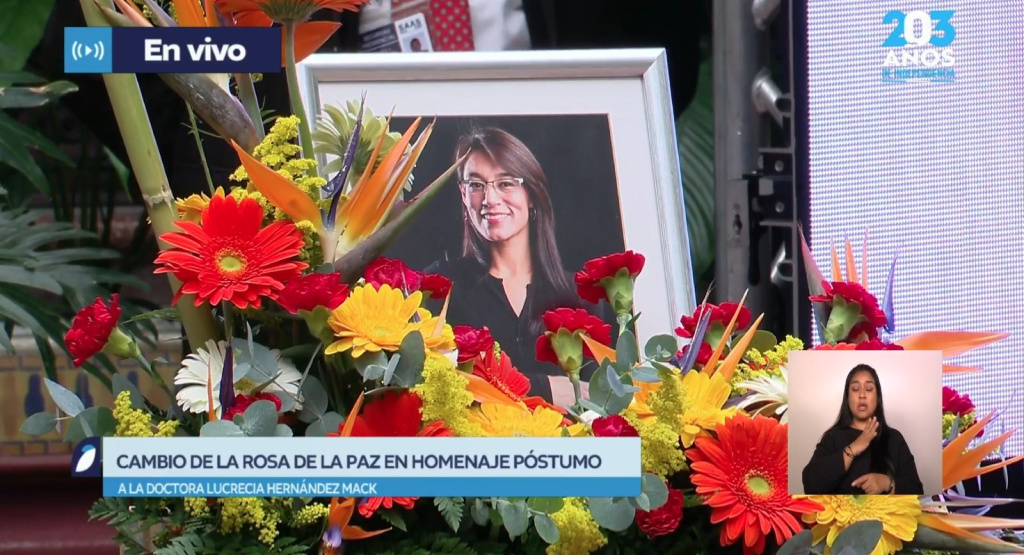 homenaje póstumo para Lucrecia Hernández Mack