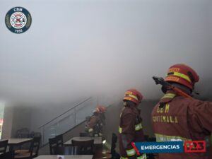 Se incendia restaurante de la zona 15