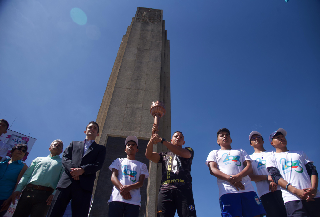 Antorcha recorre Centroamérica para conmemorar 203 años de Independencia