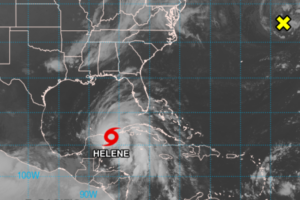 Tormenta tropical Helene, cerca de México