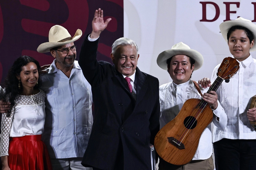 Andrés Manuel López Obrador en su última conferencia “mañanera”