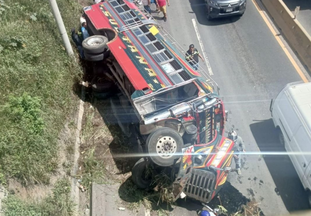 accidente en Km. 22 de ruta al Pacífico