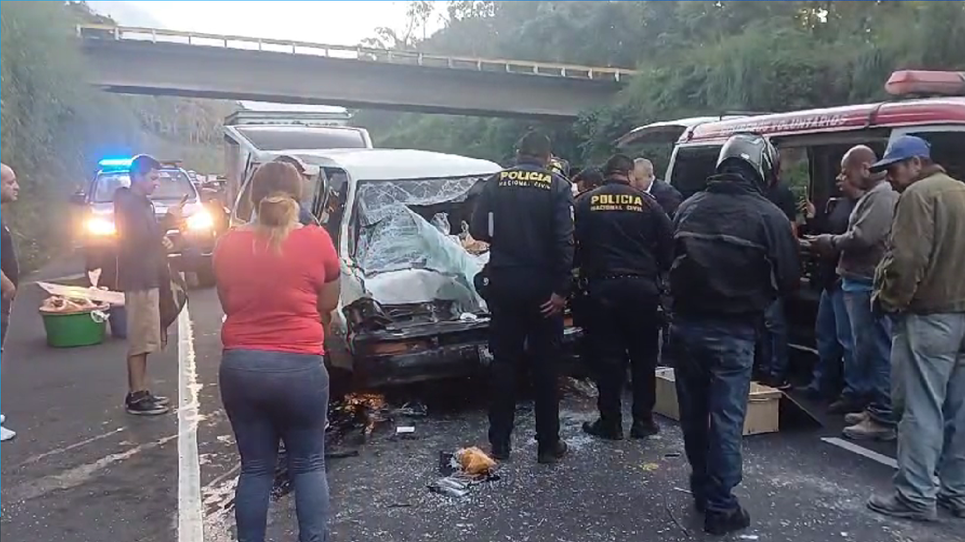 accidente en Km. 49 al Pacífico