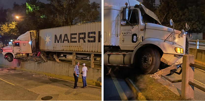 accidente de tráiler en Periférico