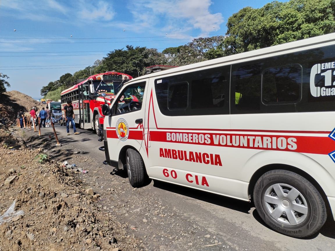 ataque armado en bus en Km. 44 autopista Palín, Escuintla