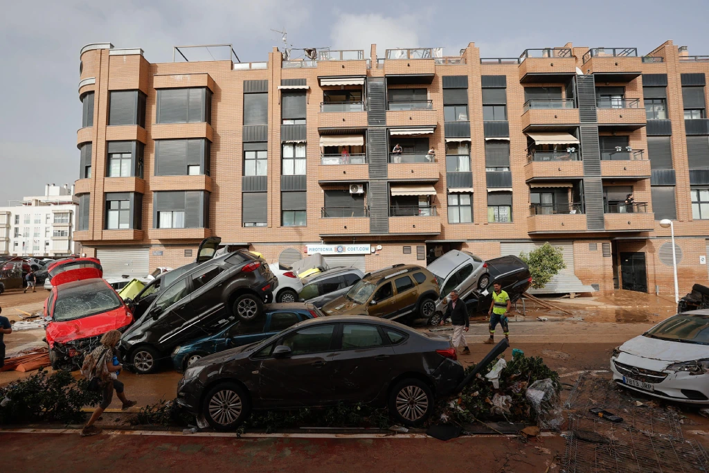 Inundaciones en Valencia, España, octubre 2024