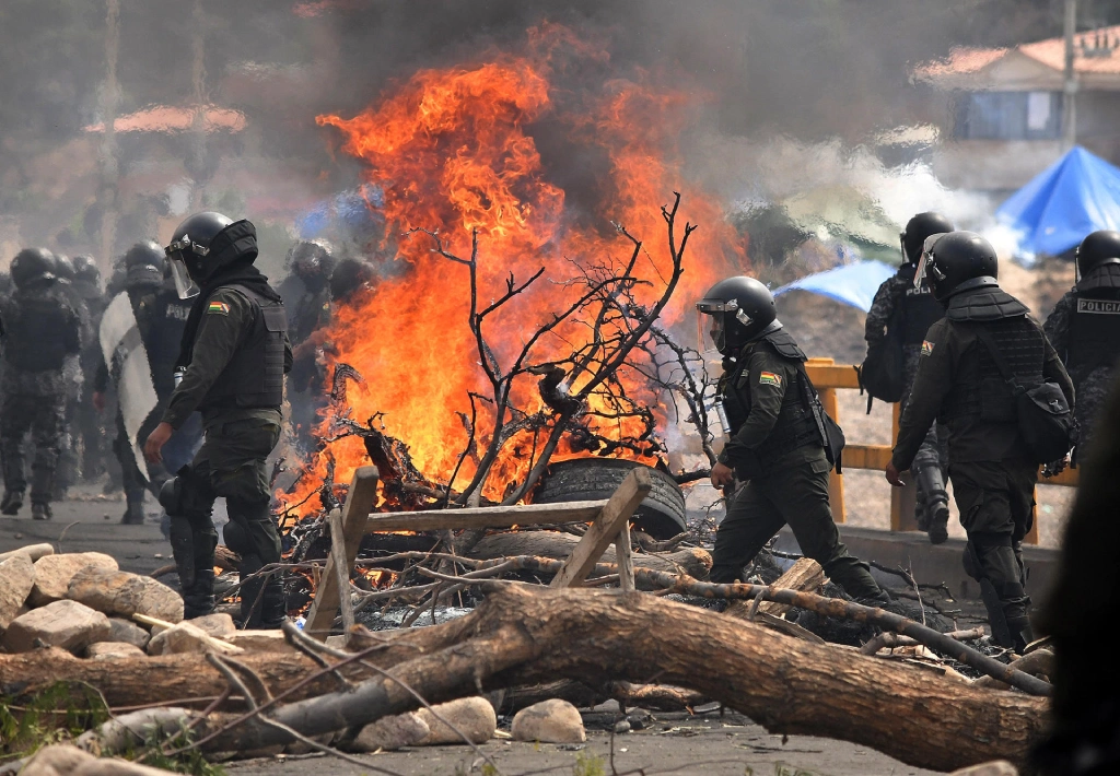 Protestas en Bolivia