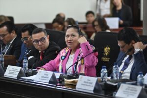 fiscal general Consuelo Porras llega al Congreso para abordar Presupuesto 2025