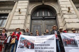 Pueblos indígenas piden elecciones transparentes ante el Congreso