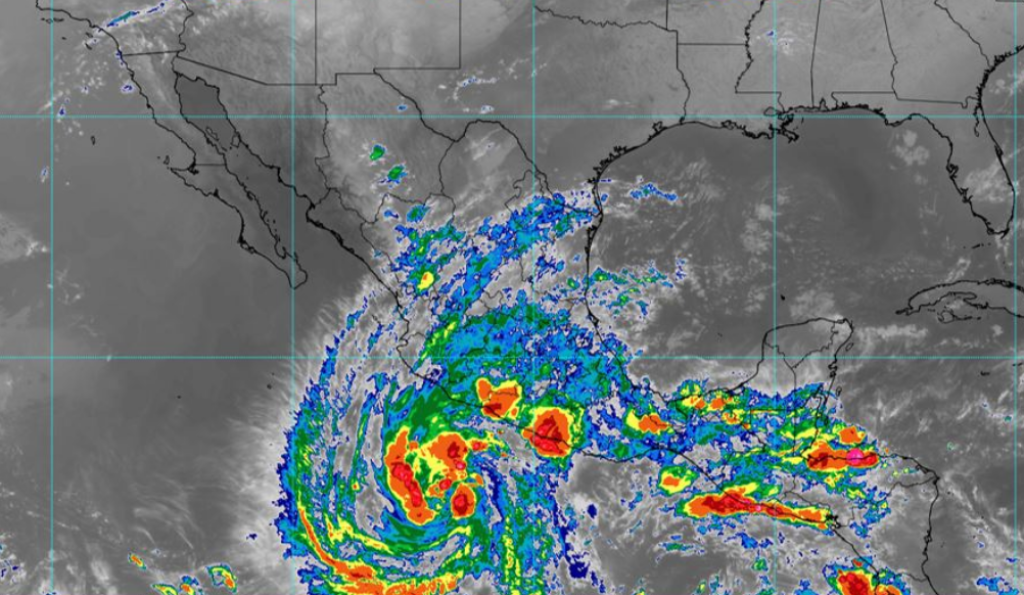 Se forma la tormenta tropical Kristy en el Pacífico de México