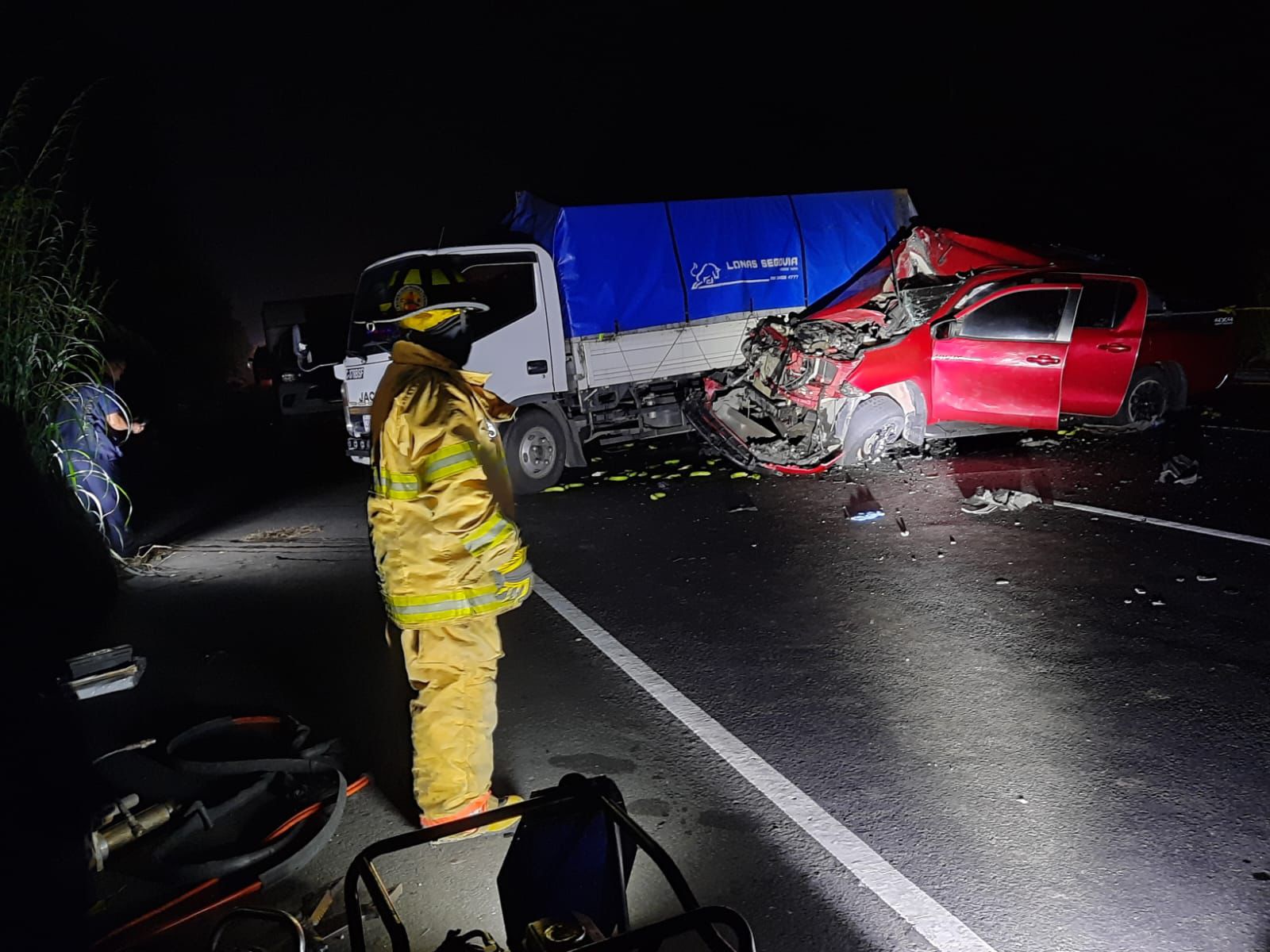 Mujer muere tras accidente ruta a Escuintla