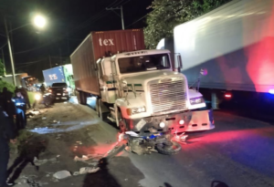 Motorista muere tras accidente en autopista Palín-Escuintla