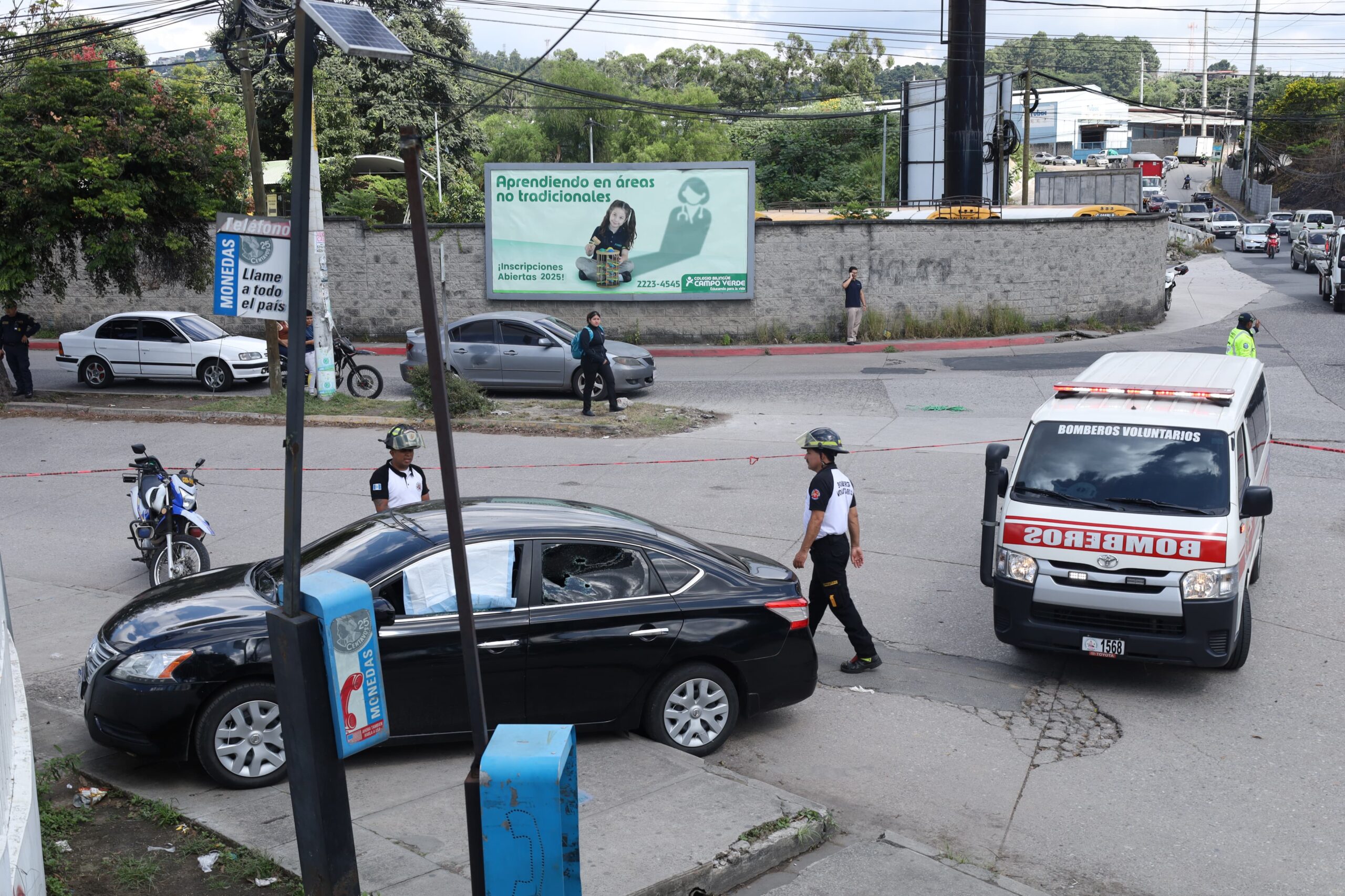 Automovilista muere tras ataque armado en Villa Nueva