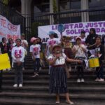 Protesta de la Coordinadora 25 de Noviembre para exigir justicia para las mujeres