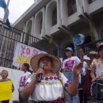 Protesta de la Coordinadora 25 de Noviembre para exigir justicia para las mujeres