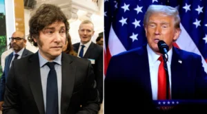 Javier Milei y Donald Trump