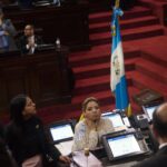 diputada Sandra Jovel en interpelación al ministro de Gobernación, Francisco Jiménez