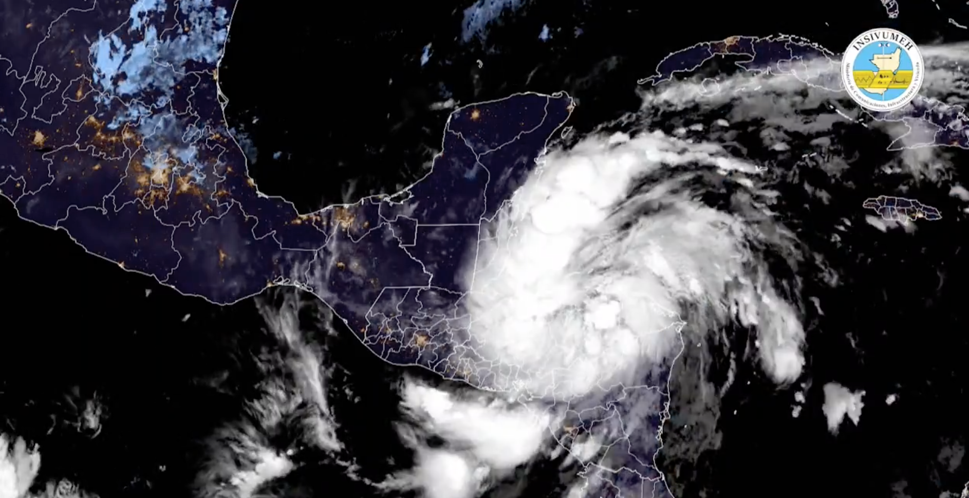 Lluvias persistirán en Guatemala por efectos de la tormenta Sara