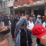 Manifestación del magisterio liderado por Joviel Acevedo recorre la capital